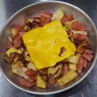 سوسیس با قارچ و پنیر