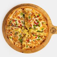 پیتزا مرغ و قارچ آمریکایی 24 سانتی متری