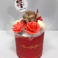 باکس شمع گل و خرس