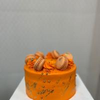 کیک نارنجی ماکارون