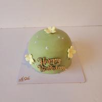 مینی کیک سبز گل لیمویی