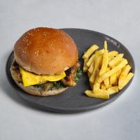 چیکن چیز برگر