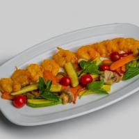 خوراک میگو کبابی