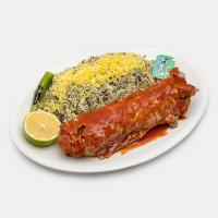 شوید باقالی پلو با گردن