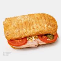ساندویچ چاپاتا ژامبون گوشت