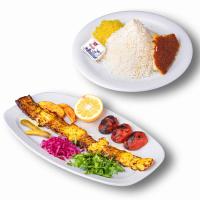 چلو کباب بختیاری معمولی