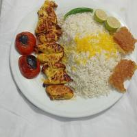چلو جوجه کباب مخصوص (برنج ایرانی)