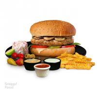 برگر مرغ پلاس