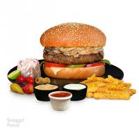 مشروم برگر پلاس