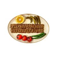 خوراک کباب کوبیده (دو سیخ)