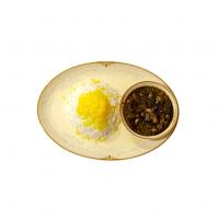 چلو خورش قورمه سبزی