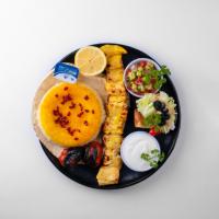 چلو جوجه کباب زعفرانی