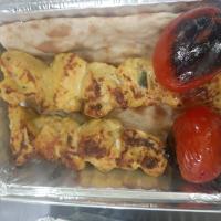 خوراک جوجه کباب زعفرانی