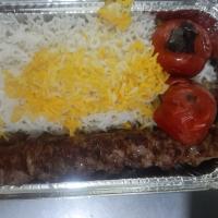 چلو کباب لقمه