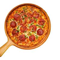 پیتزا سالامی آمریکایی (یک نفره)