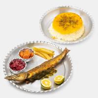 چلو ماهی شیر نیزه شکم پر