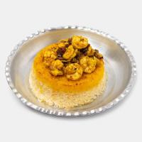 چلو میگو با کشمش