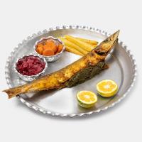 خوراک ماهی شیر نیزه شکم پر