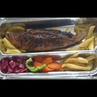 خوراک ماهی شوریده شکم پر