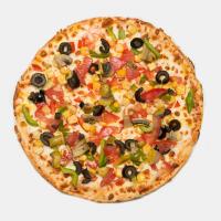 پیتزا قارچ و سبزیجات