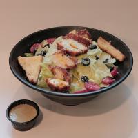 سالاد سزار با مرغ (یک رول)