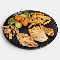 بشقاب داغ چیکن استیک