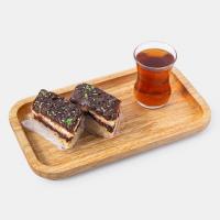 تارت سیب تخته ای روکش قهوه ای