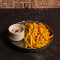 سیب زمینی سرخ شده با سس قارچ