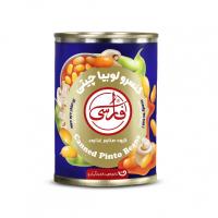 کنسرو لوبیا چیتی با قارچ فارسی