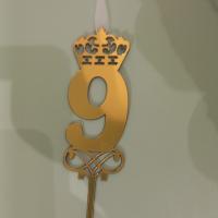 شمع اعداد طلایی