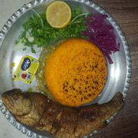 کته ماهی قزل آلا سرخ شده