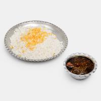 چلو خورشت قورمه سبزی