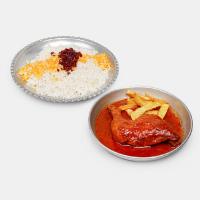 زرشک پلو با مرغ ربی