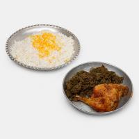 چلو مرغ ترش (ران)