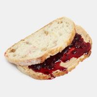 تست کره بادام زمینی و مربا