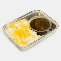 چلو خورشت قورمه سبزی