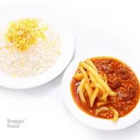 چلو خورشت قیمه سیب زمینی