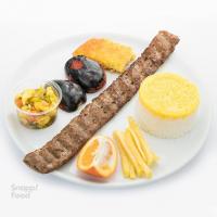 چلو کباب لقمه