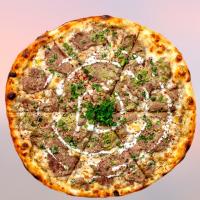 پیتزا سیر و استیک ایتالیایی