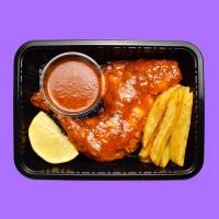 خوراک مرغ سس پز (ران)