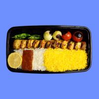 چلو کباب لقمه نگین دار