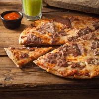 پیتزا سیر و استیک خانواده