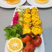 خوراک جوجه کباب حلزونی