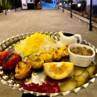 چلو جوجه کباب حلزونی