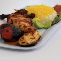 چلوجوجه کباب بااستخوان