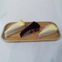 کیک پنیر شکلاتی و ساده تنوری برشی