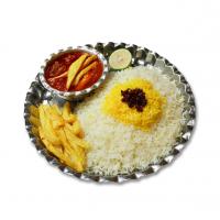 چلو خورشت قیمه سیب زمینی