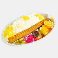 چلو کباب کوبیده