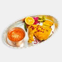 خوراک مرغ سرخ شده (ران)