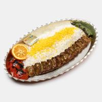 چلو کباب لقمه